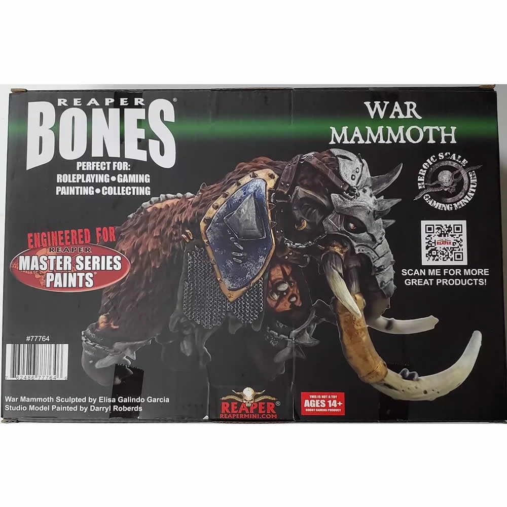 Amazon.com: REAPER War Mammoth Miniature 25mm Heroic Scale Figure